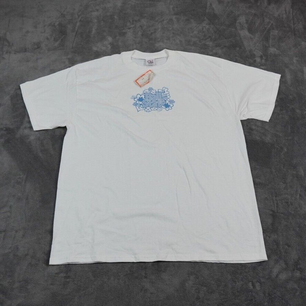 VTG Ball State Shirt Adult Extra Large White Gildan Cardinals Tropical‎ New Tag